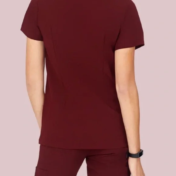 NWT - Mandala Scrub Set - Small - Wine - Picture 5 of 7